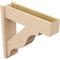 Ekena Millwork 8-in W x 30-in D x 30-in H Funston Block Rough Cedar Woodgrain TimberThane Outlooker, Primed Tan OUTUR080X30X30FST44RCPR - alternate 6